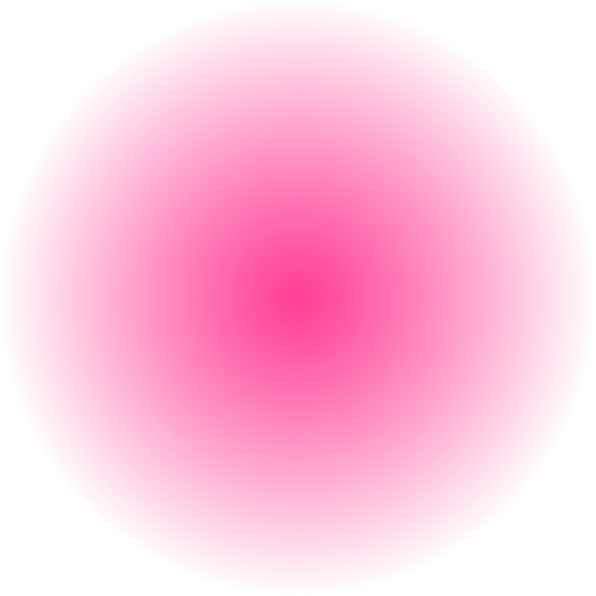 Hot pink transparent round gradient